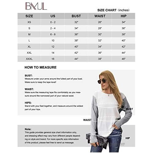 BMJL Women's Long Puff Sleeve Tops Going Out Fall V Neck T Shirts Knotted Casual Chiffon Blouse Tees