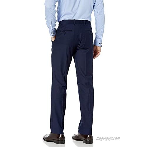 Adam Baker Men's Modern-Fit Flat-Front 100% Wool Dress Pants - Colors