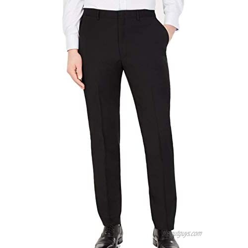 DKNY Mens Black Tapered  Work Pants Size: 32W/ 32L