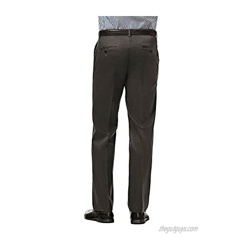 Haggar Men's Premium No Iron Khaki Pant Dark Grey - 32W x 34L