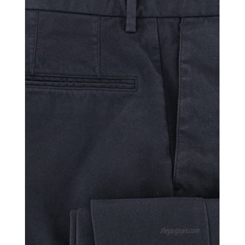 Incotex Dark Blue Solid Pants - Slim