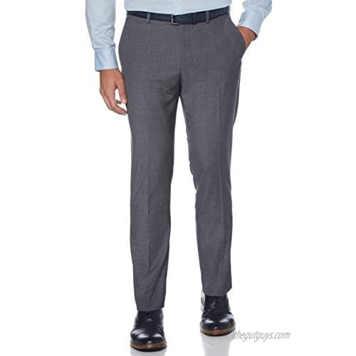 Perry Ellis Men's Slim Fit Subtle Plaid Suit Pant