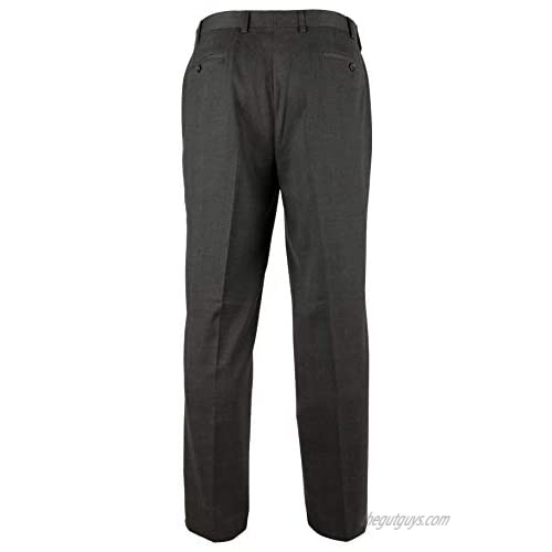 Ralph Lauren Men's Comfort Flex Flat Front Slim Fit Dress Pants