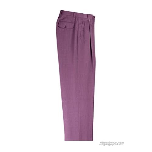 Tiglio Magenta Wide Leg  Pure Wool Dress Pants 2576 RB99611/4504
