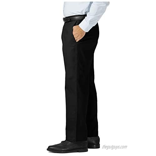 Haggar Men's Big and Tall Coastal Comfort Classic Fit Superflex Flat Front Pant