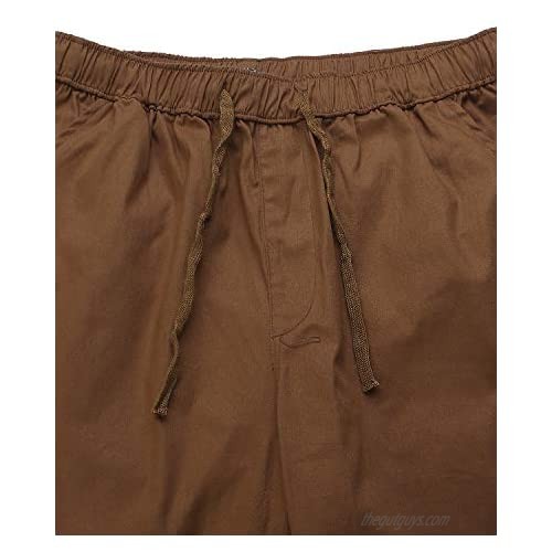 MODCHOK Men's Chino Jogger Pants Casusal Workout Trousers Slim Fit Sweatpants