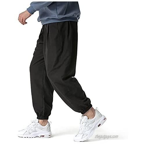 SAMACHICA Men's Loose Joggers Pants Casual Sweatpants Hip Hop Harem Yoga Baggy Athletics Trousers Elastic Waist