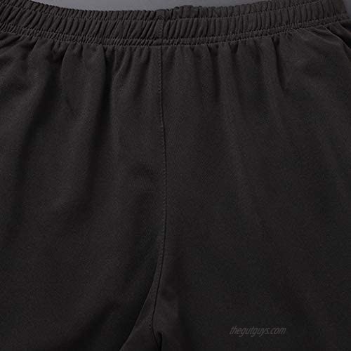 aihihe Mens Shorts Athletic with Pockets Casual Elastic Waist Big and Tall Shorts L-6Xl
