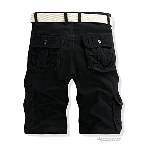 AKIMPE Fashion Mens Casual Pocket Beach Work Casual Short Trouser Shorts Pants