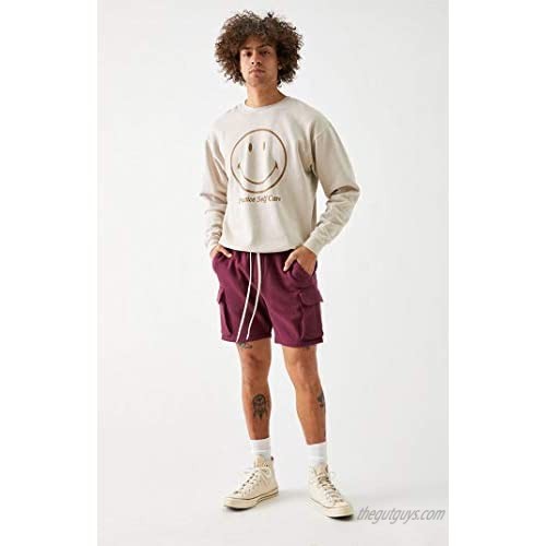 PacSun Men's Cargo Fleece Volley Shorts