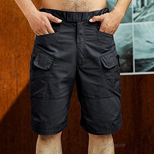 Vowes Upgraded Waterproof Tactical Shorts for Men 2021 Outdoor Lightweight Quick Dry Breathable Hiking&Fishing Cargo Shorts