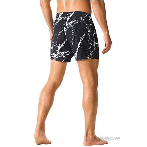 Nonwe Men's Swim Trunks Quick Dry Soft Relaxed with Drawsting Swimming Shorts