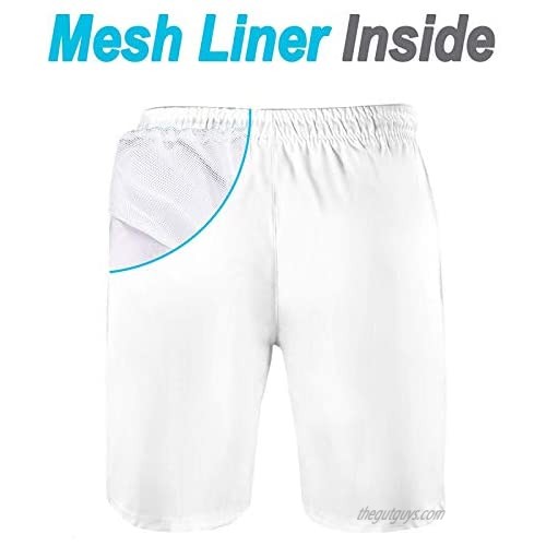 Vlone Men's Shorts Casual Classic Beach Pants Summer Surf Swim Quick Dry Short Trunks with Mesh Lining（L Vlone 14）