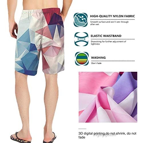 YongColer Men's Swim Trunks Quick Dry Beach Swim Shorts with Pockets Bathing Suits (Surf Squirrel)
