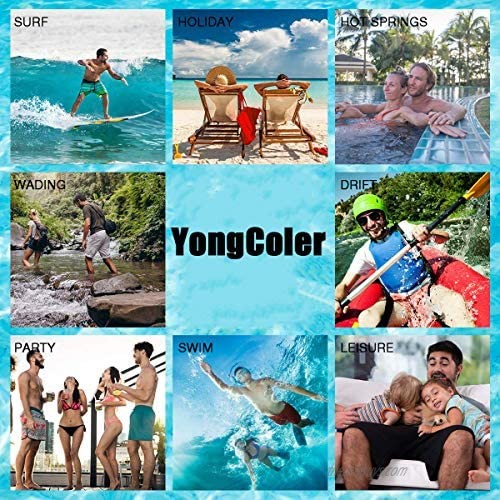 YongColer Men's Swim Trunks Quick Dry Beach Swim Shorts with Pockets Bathing Suits (Surf Squirrel)