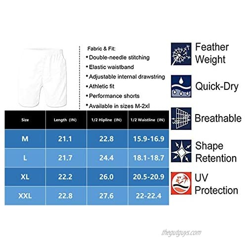 Aoocasi Boys Quick Dry Board Shorts Lightweight Swim Trunks Shorts Leisure for Beach