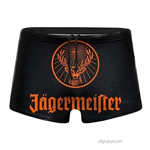 Candy Island Jagermeister Men's Swimsuit Quick Dry Mens Swimming Shorts Trunks Shorts Boxer Long Swimwear