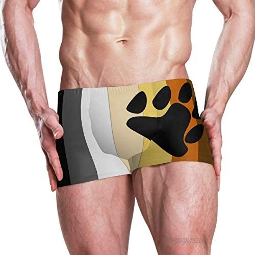 Sexy Mens Swimwear Swim Briefs Bikini Bathing Suit Gay Bear Pride Flags Boxers Shorts Swim Trunks