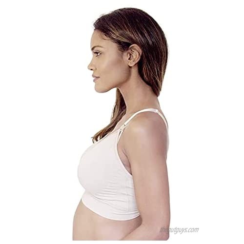 Isabel Maternity Seamless Drop Cup Nursing Bra w/Back Clasp | Wire-Free Comfort