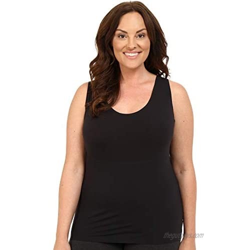 SPANX Shapewear for Women Thinstincts Tummy Control Compression Tank (Regular and Plus Sizes) Very Black 2X