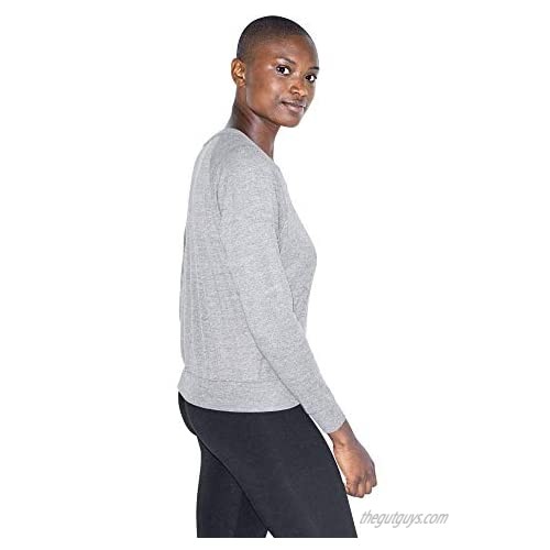 American Apparel Women's Tri-Blend Lightweight Long Sleeve Pullover