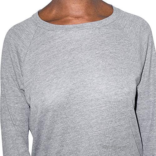 American Apparel Women's Tri-Blend Lightweight Long Sleeve Pullover