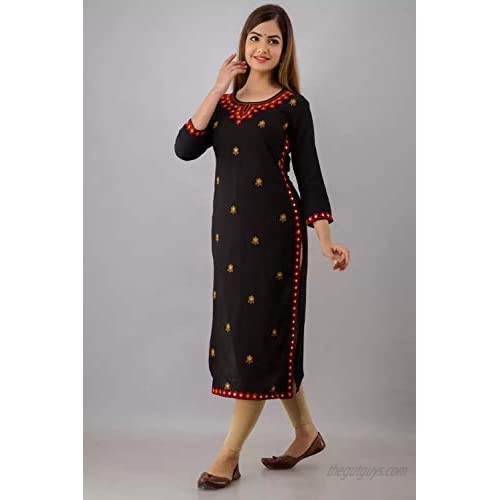 indian Kurta for women Ethnic Designer rayon Anarkali Straight Kurtis tunic tops Ready to Wear