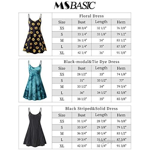 MSBASIC Sundress Women Sleeveless Aline Mini Dress