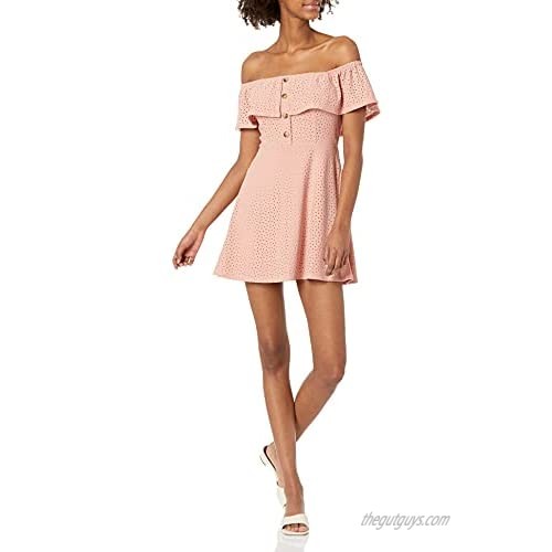 Speechless Women's Off-The-Shoulder Fit and Flare Dress